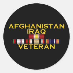 Afghanistan & Iraq VET Sticker