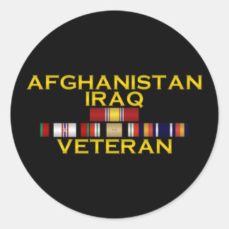 Afghanistan & Iraq VET Sticker