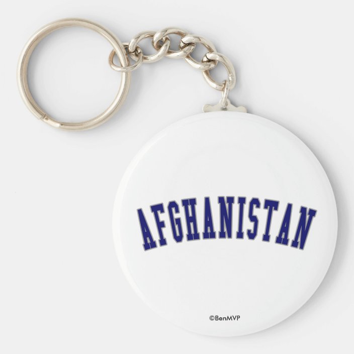 Afghanistan Keychain
