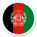 Afghanistan (Old) Flag Round Sticker