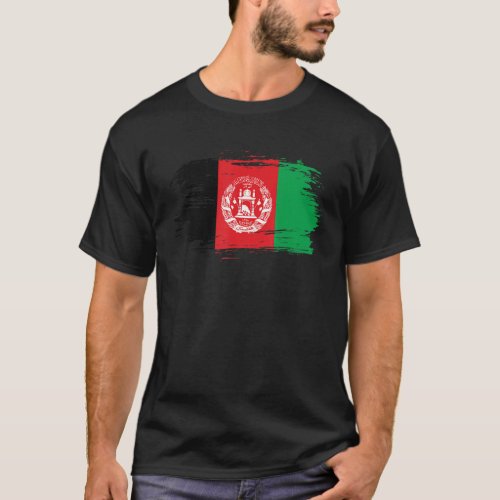 Afghanistan Outfit   Afghanistan Flag Symbol   I L T_Shirt