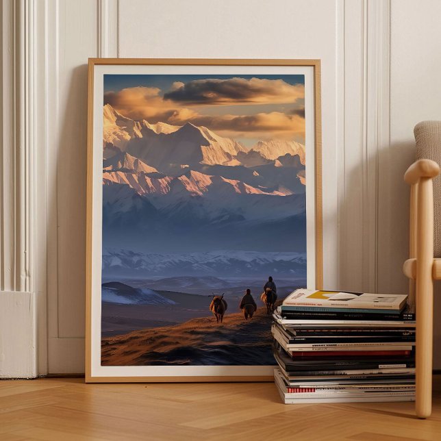 Afghanistan Print Mountains Poster Hindukush Art  (Creator Uploaded)