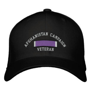 Afghanistan Purple Heart Embroidered Baseball Cap