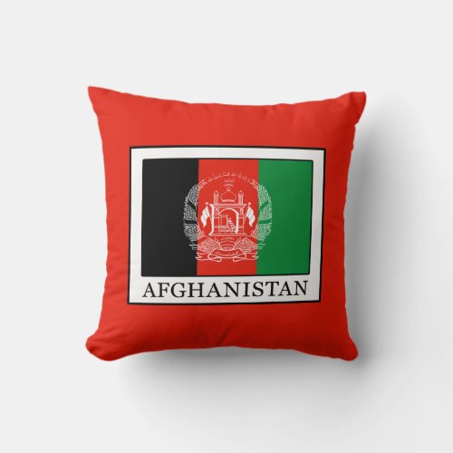 Afghanistan Throw Pillow