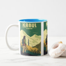 Afghanistan Travel Poster Coffee Mug