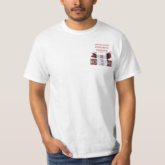 Afghanistan Veteran CH-47 Chinook Crew Chief Shirt (Front)