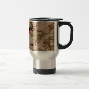 Afghanistan Veteran German Travel Mug