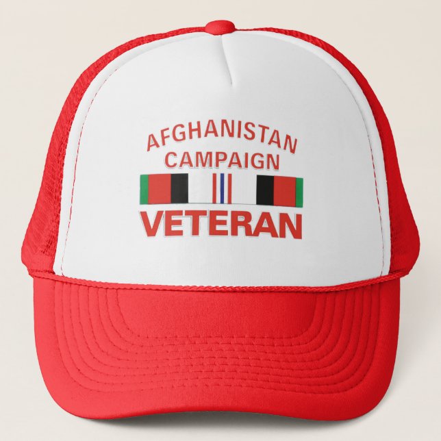 afghanistan veteran trucker hat (Front)