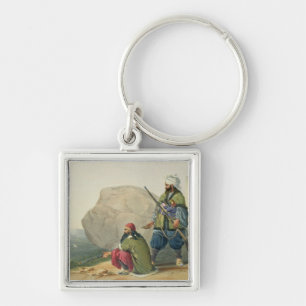 Afghaun Foot Soldiers in their Winter Dress, with Keychain