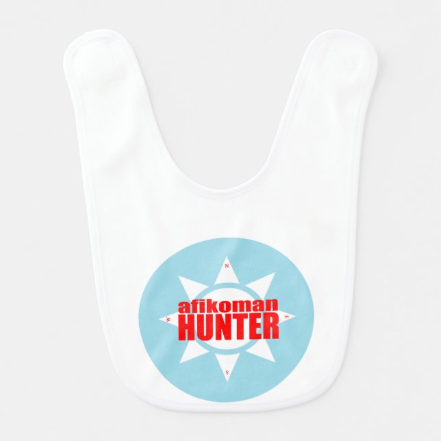 Afikoman Hunter Baby Bib (Front)