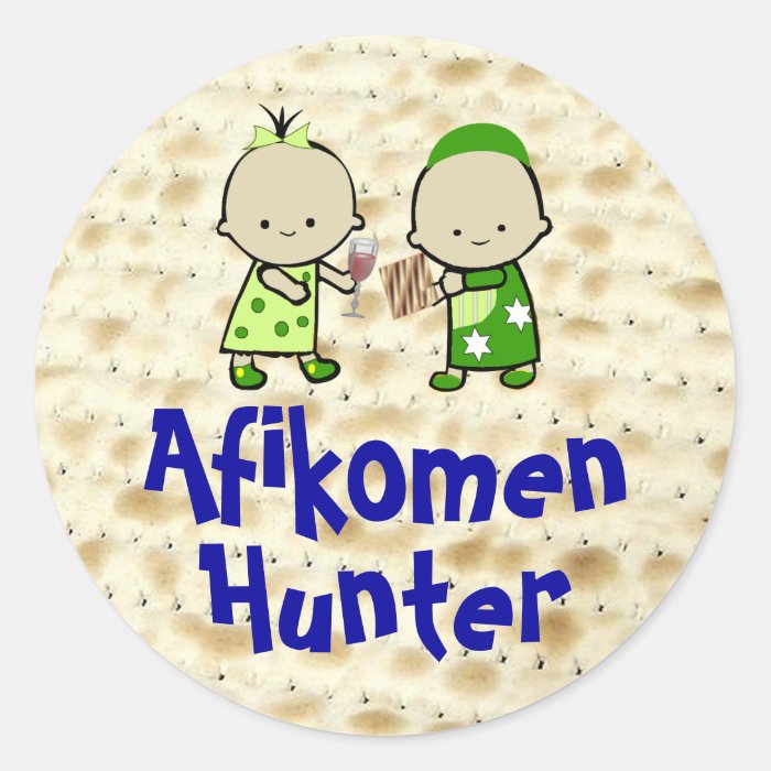 Afikomen Hunter Stickers