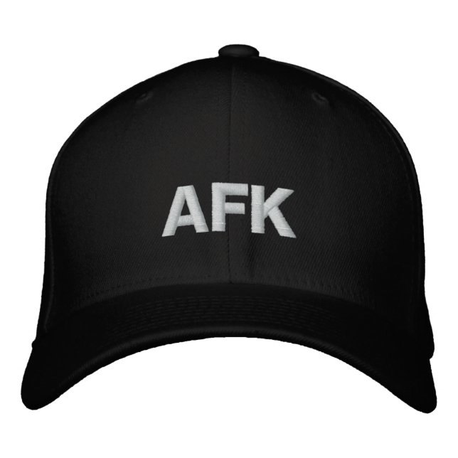 AFK Away From Keyboard Embroidered Hat (Front)