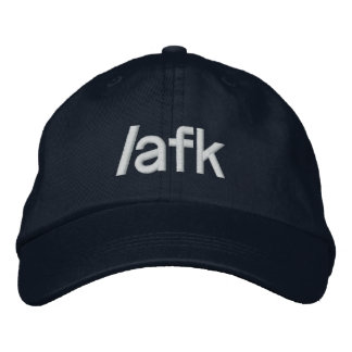 /afk embroidered baseball cap
