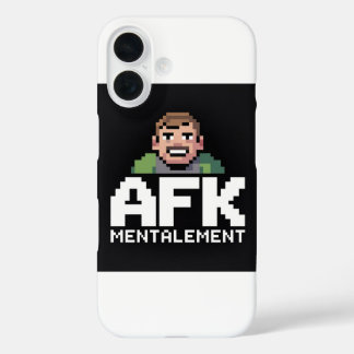 AFK Mentally Chibi Gamer Pixel Art iPhone 16 Case