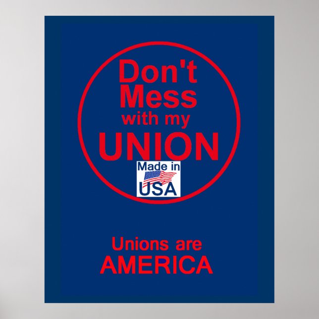 AFL UNION POSTER Print (Front)