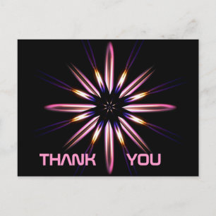 Aflame Thank You Postcard