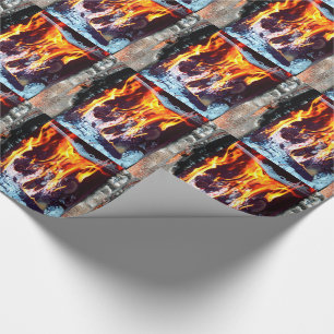 Aflame Wrapping Paper