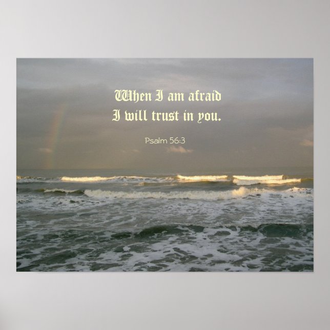 Afraid, Christian Poster (Front)