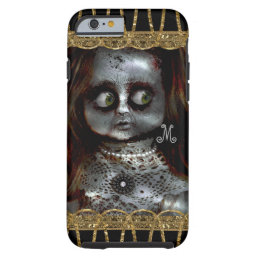 Afraid Doll Scary Goth Monogram Tough iPhone 6 Case