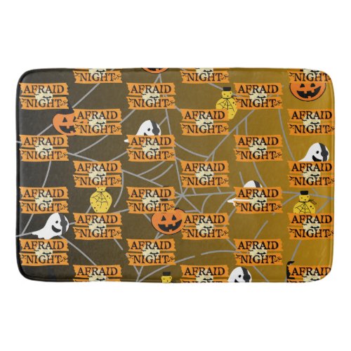 Afraid Night Bath Mat