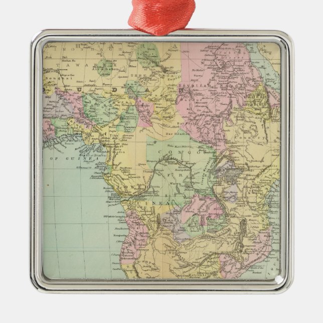 Africa 12 metal ornament (Front)