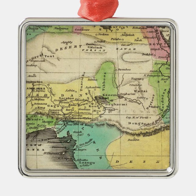 Africa 16 metal ornament (Front)