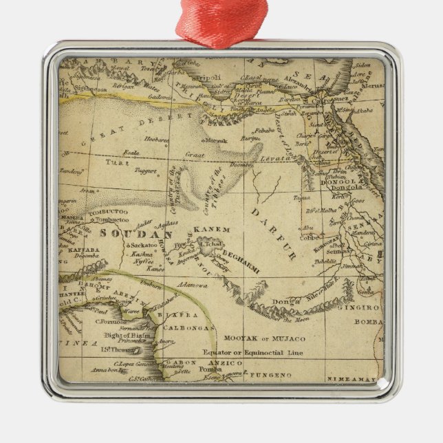 Africa 17 metal ornament (Front)