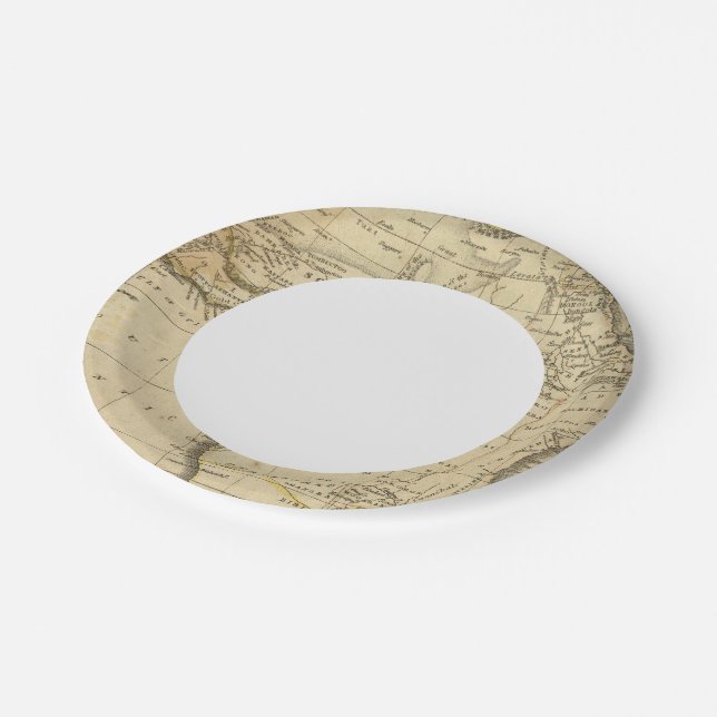 Africa 17 paper plates (Angled)