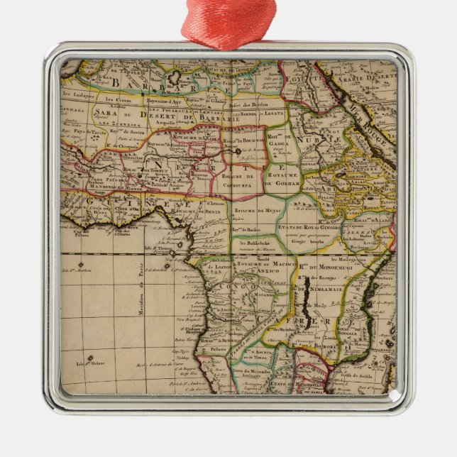 Africa 19 metal ornament (Front)