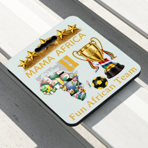 AFRICA 2026 Global Games: Gold Trophy & Jersey 11 Seat Cushion
