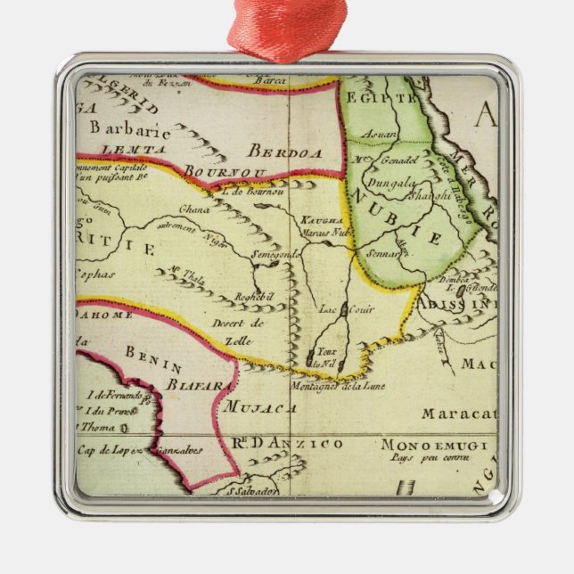 Africa 20 metal ornament (Front)