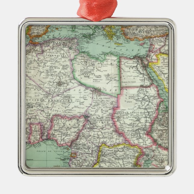 Africa 24 metal ornament (Front)