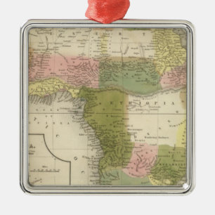 Africa 25 metal ornament