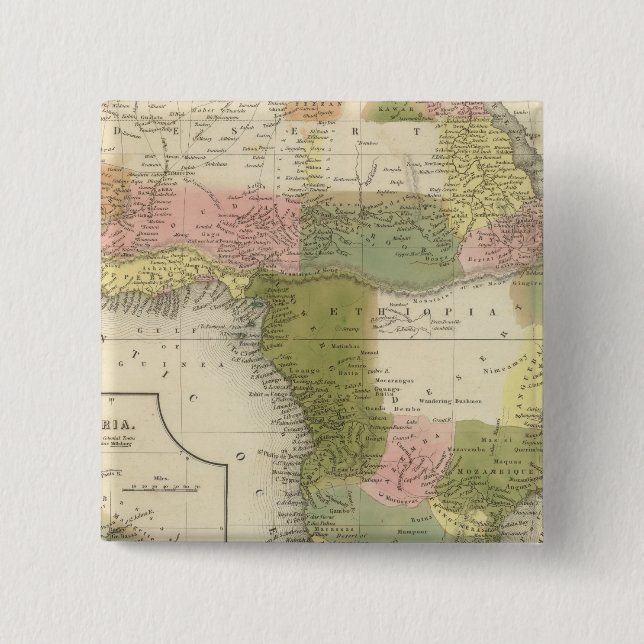 Africa 25 pinback button (Front)