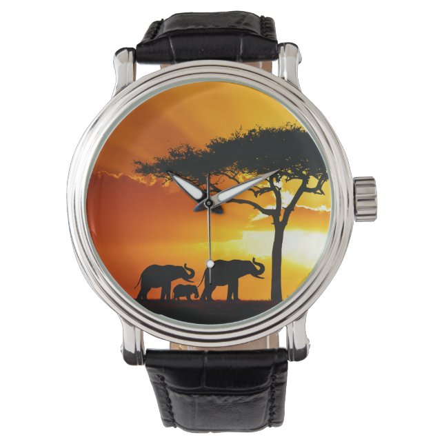 Africa 2 Watch & Numeral Options (Front)