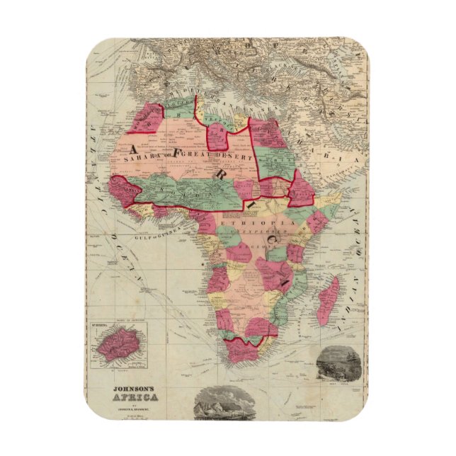 Africa 30 magnet (Vertical)
