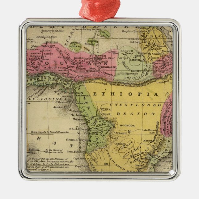 Africa 33 metal ornament (Front)