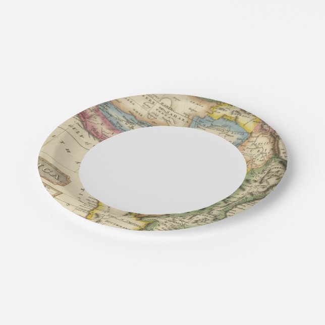 Africa 36 paper plates (Angled)