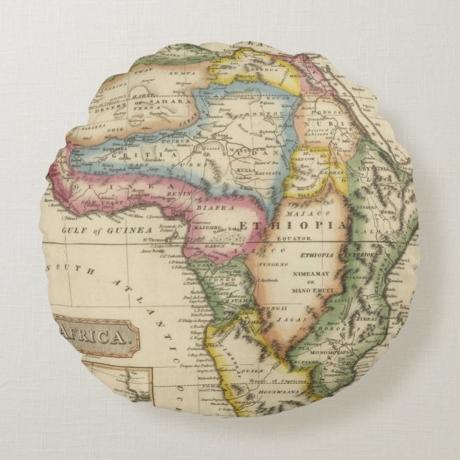 Africa 36 round pillow (Front)