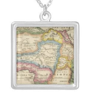 Africa 36 silver plated necklace