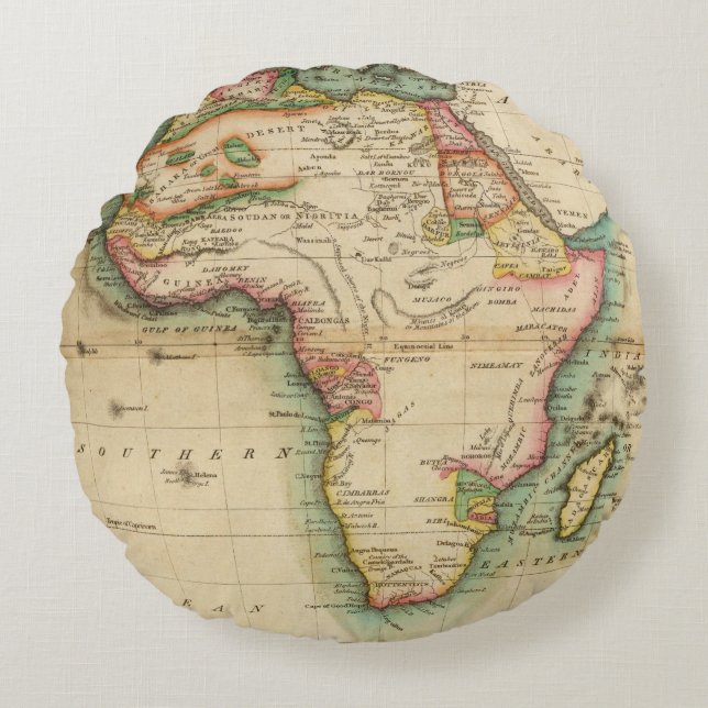 Africa 43 round pillow (Front)