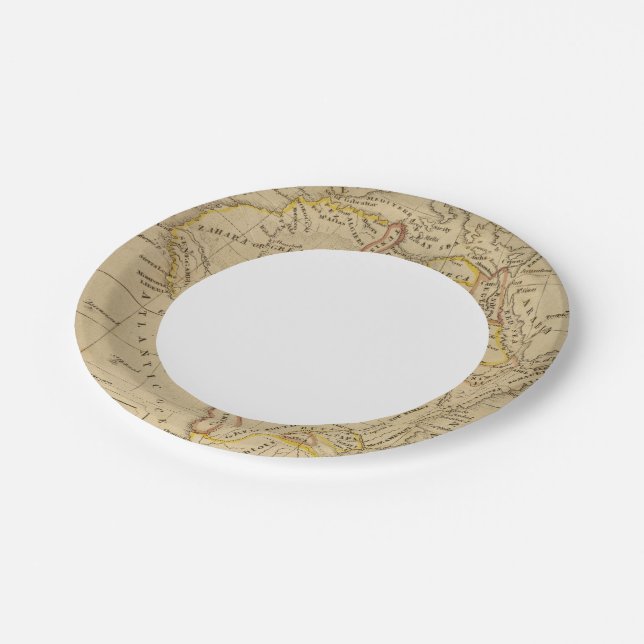 Africa 4 paper plates (Angled)