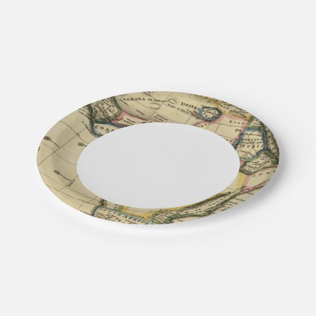 Africa 7 paper plates (Angled)