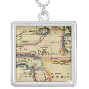 Africa 7 silver plated necklace