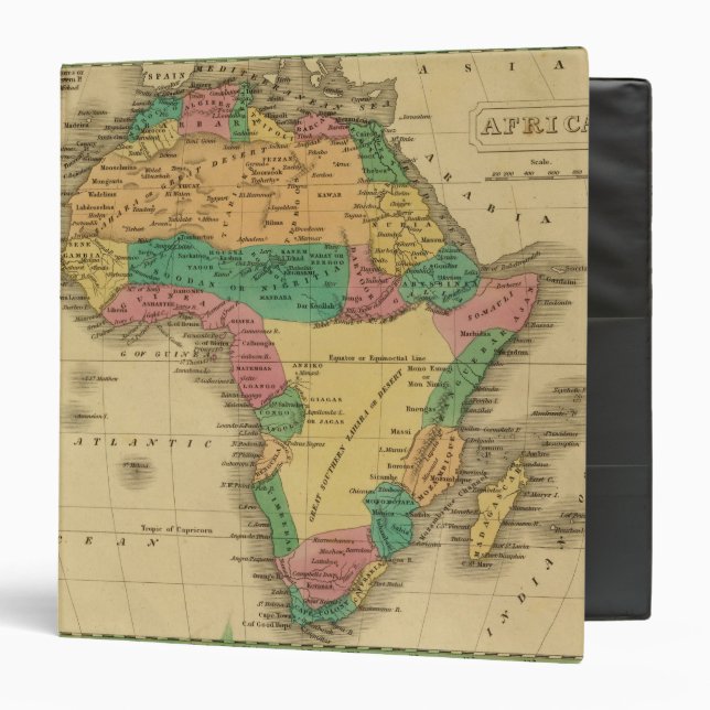 Africa 8 3 ring binder (Front/Inside)