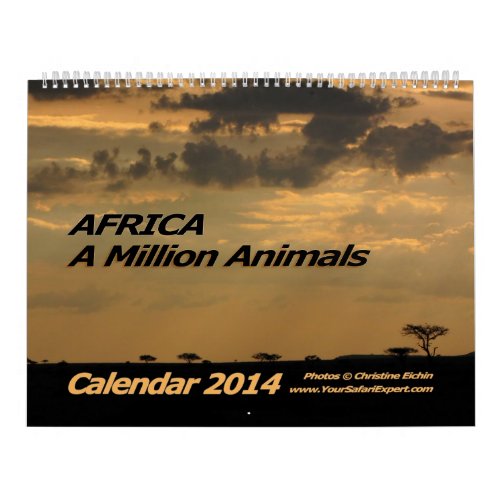 AFRICA _ A Million Animals Calendar 2014 Two_Page