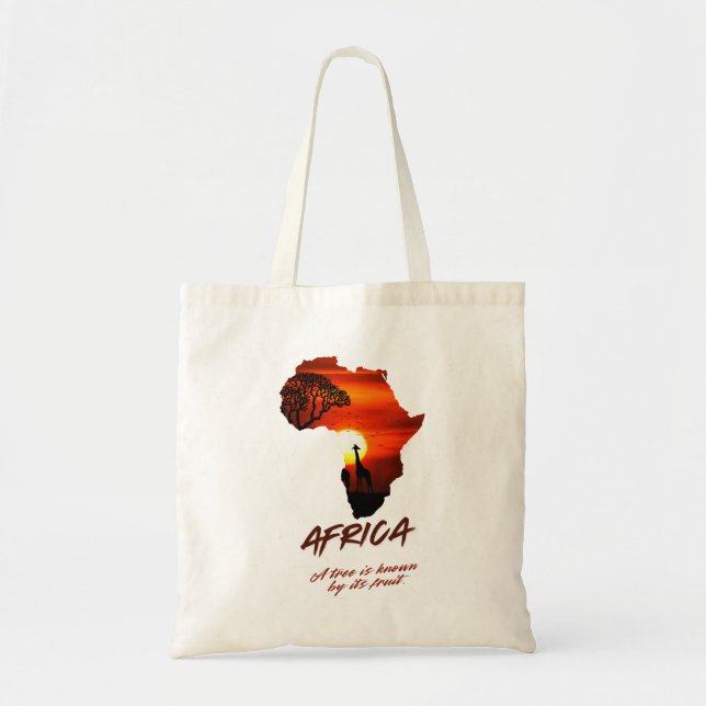 Africa - A tree is known  by its fruit. Tote Bag (Front)