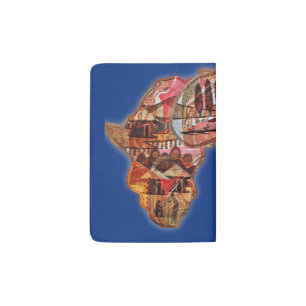 Africa Africa Map Hakuna Matata Passport Holder