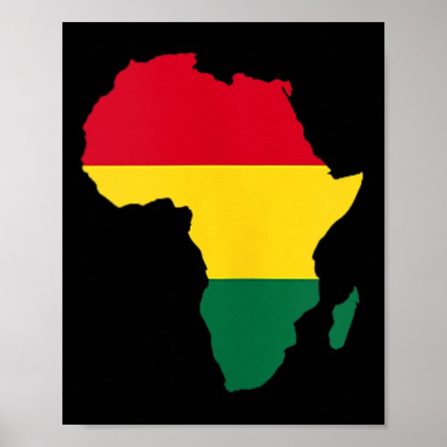 Africa African American Black History Month Junete Poster (Front)