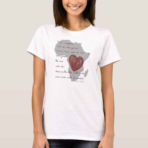 Africa AIDS  HIV  Poverty Awareness Shirt